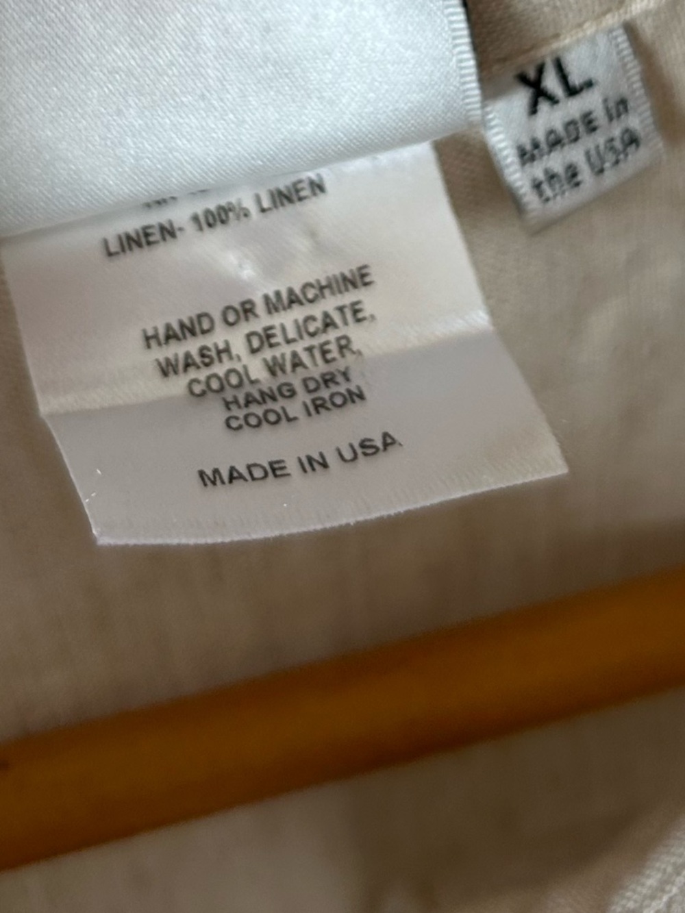 Finley 100% Linen Button Down Shirt XL - Picture 6 of 8